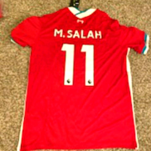20/21 Liverpool men soccer jersey#11 M.SALAH - Picture 1 of 5